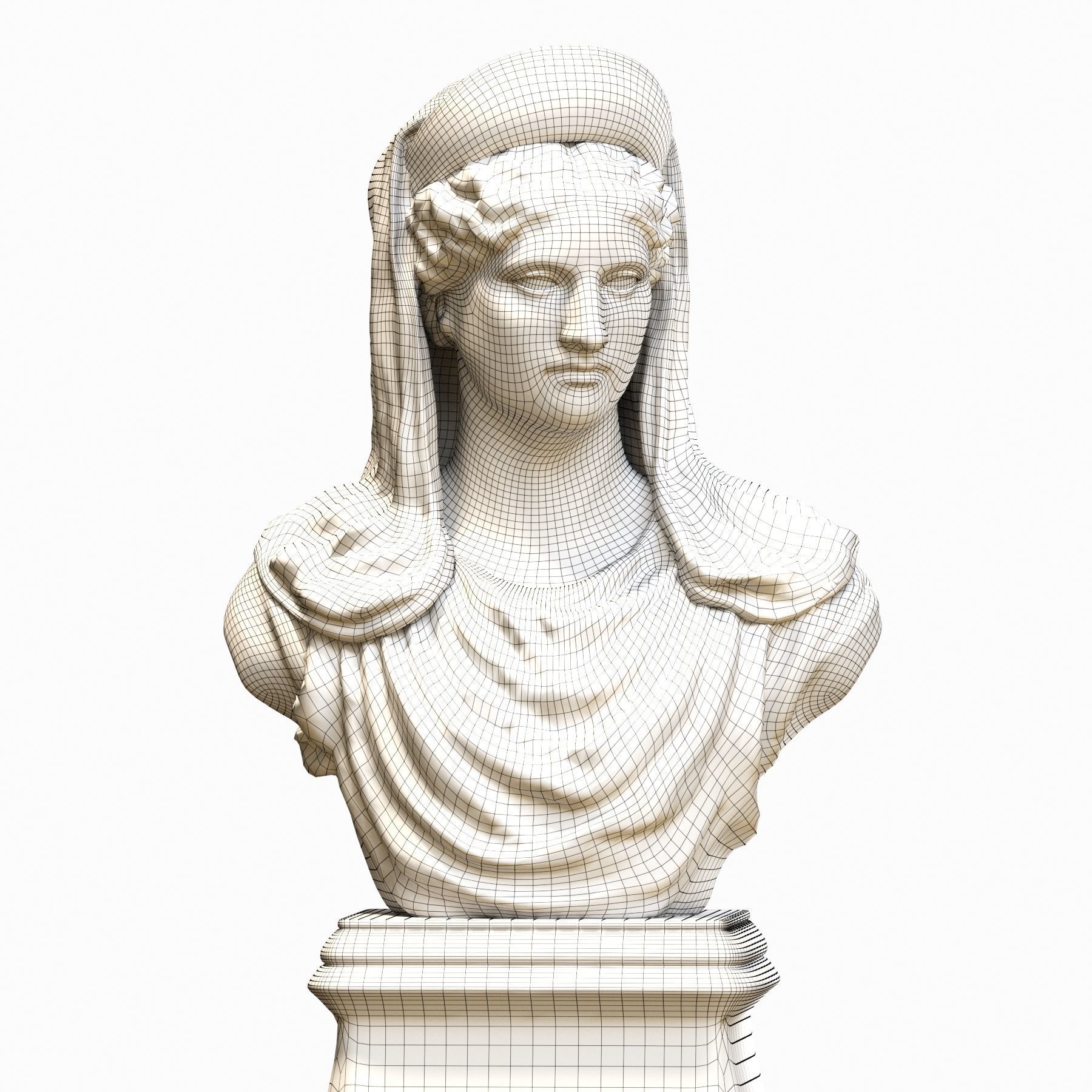 Demetra God 3D model_8