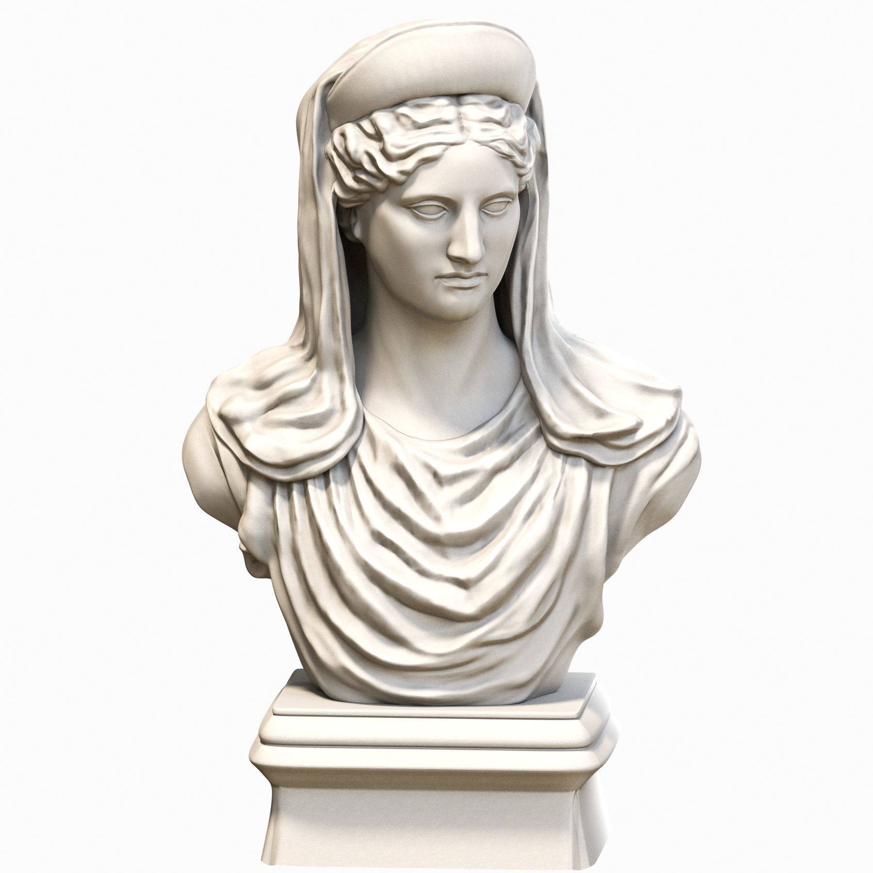 Demetra God 3D model_5