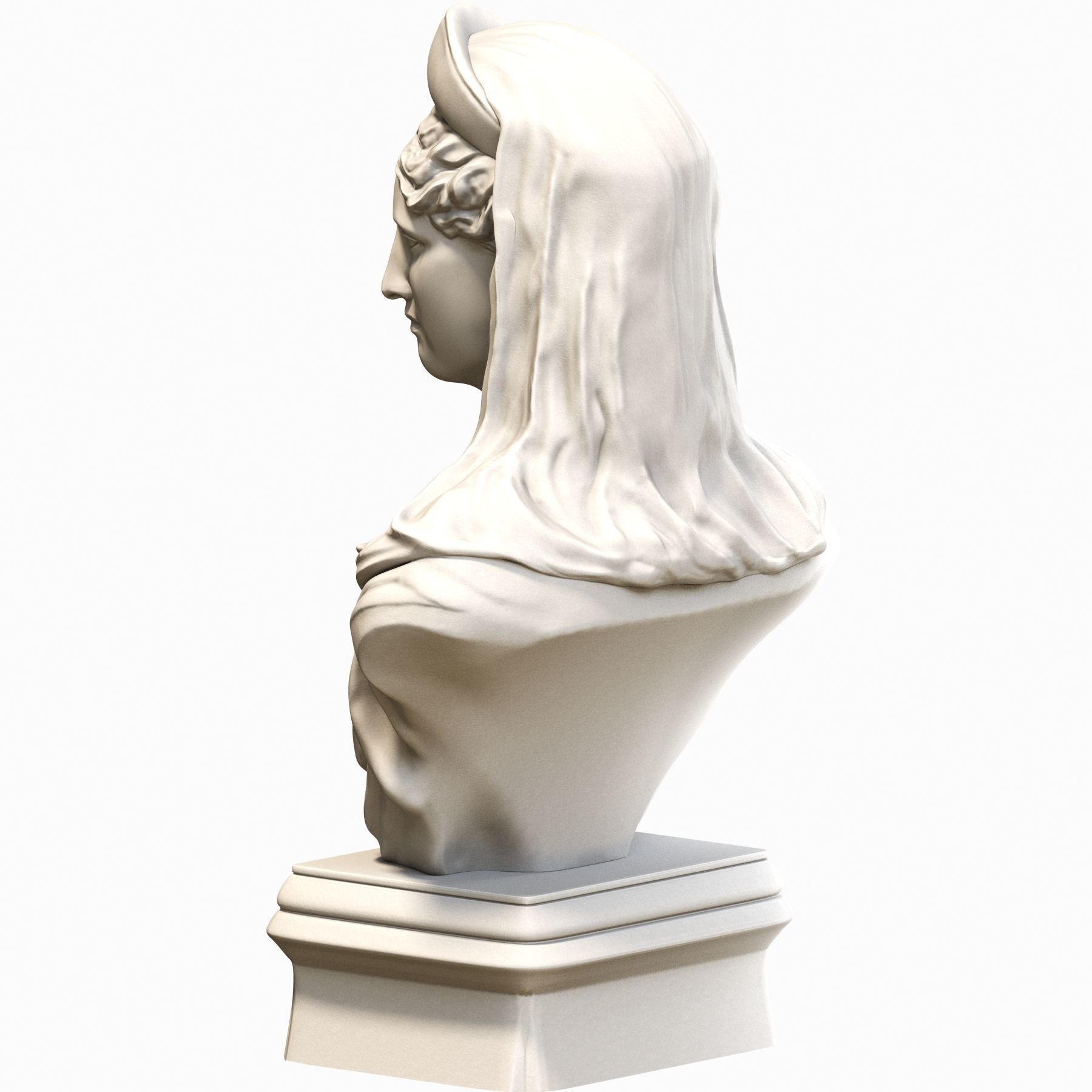Demetra God 3D model_1