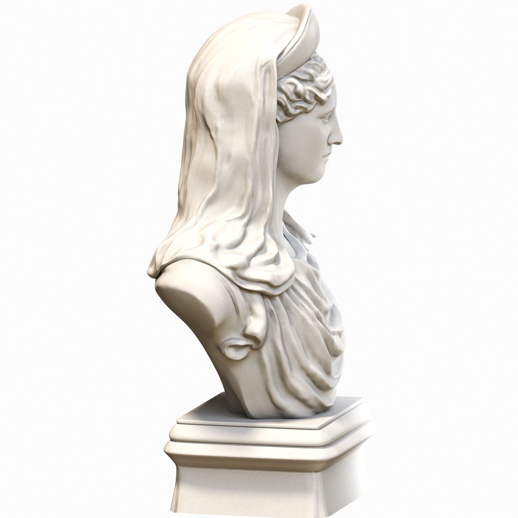 Demetra God 3D model_13