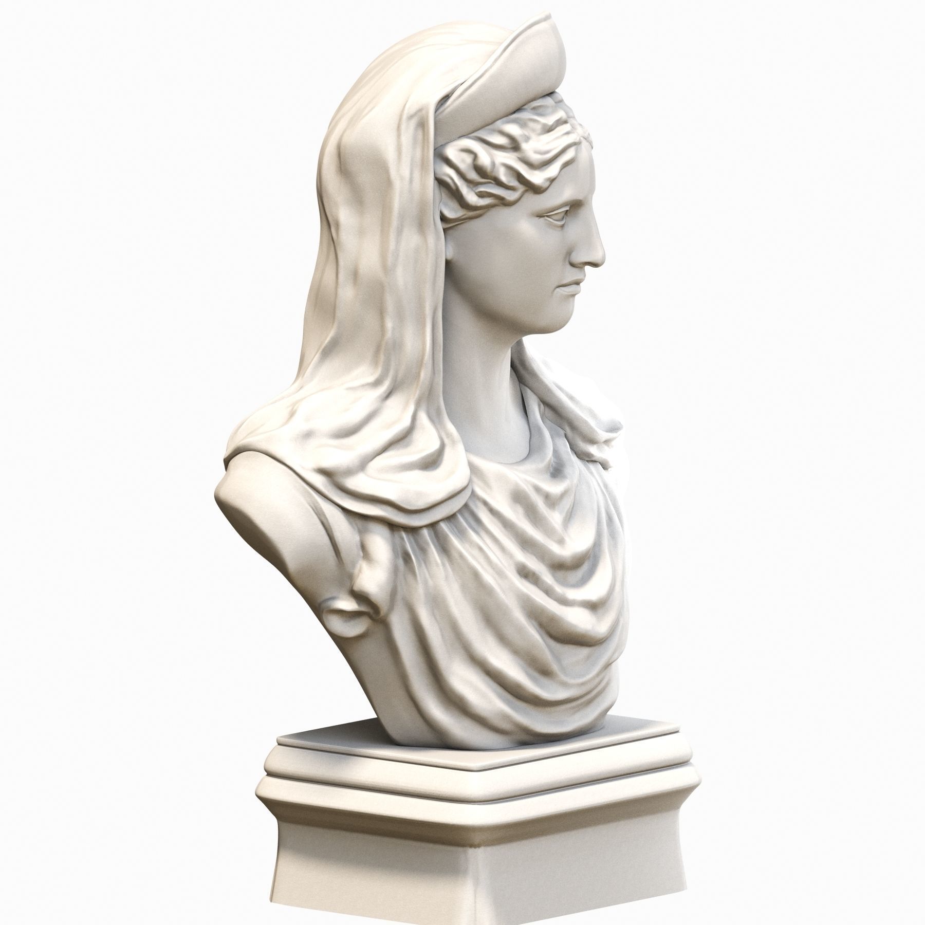 Demetra God 3D model_12