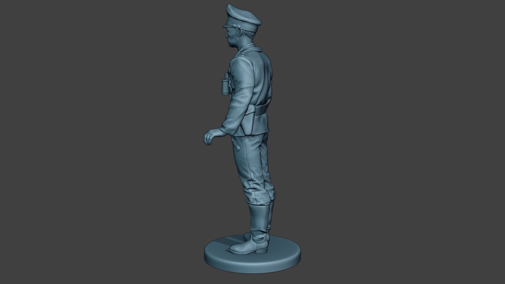 German Tank Crew ww2 Stand GTC1 3D print model_4