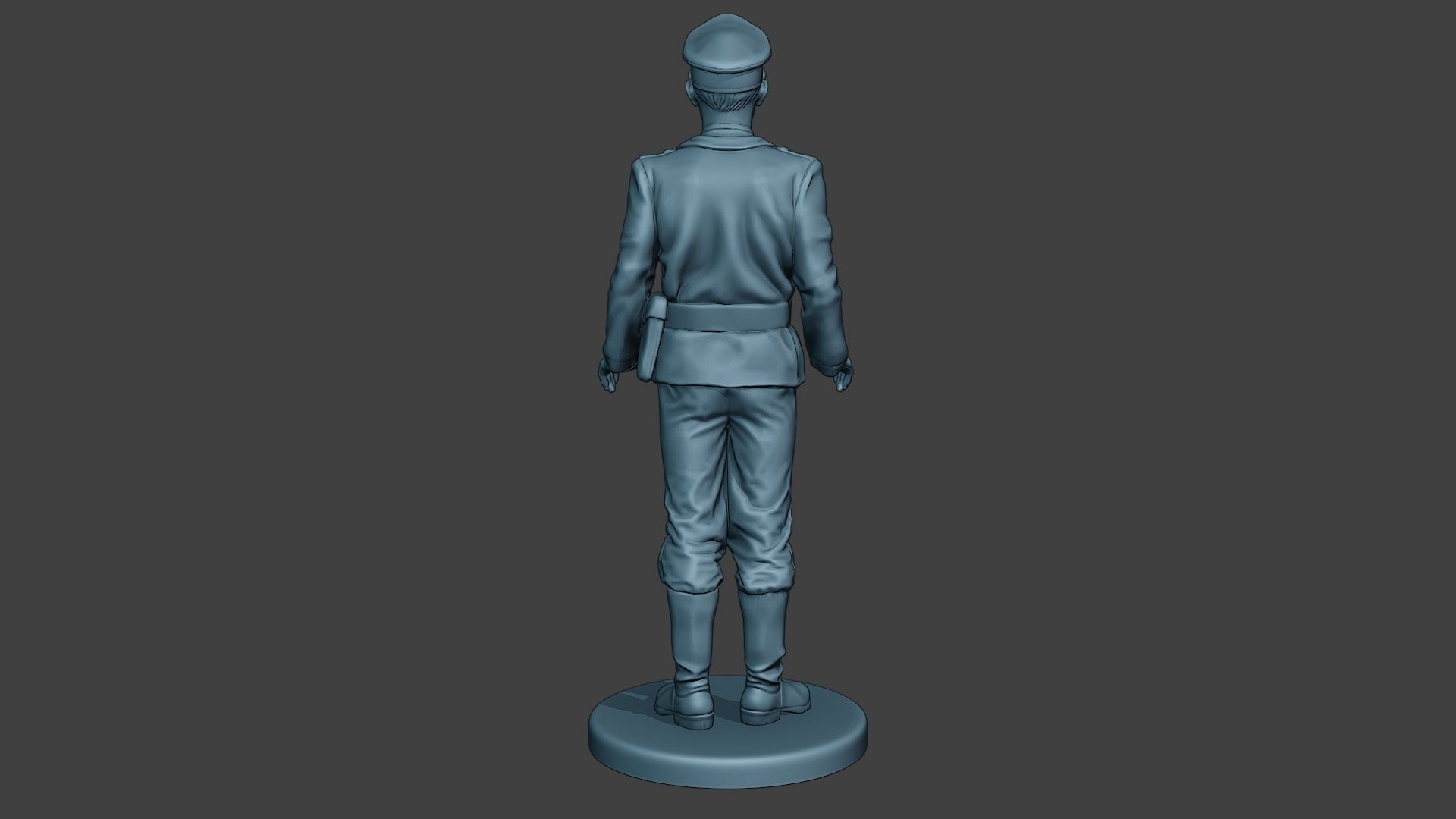 German Tank Crew ww2 Stand GTC1 3D print model_6
