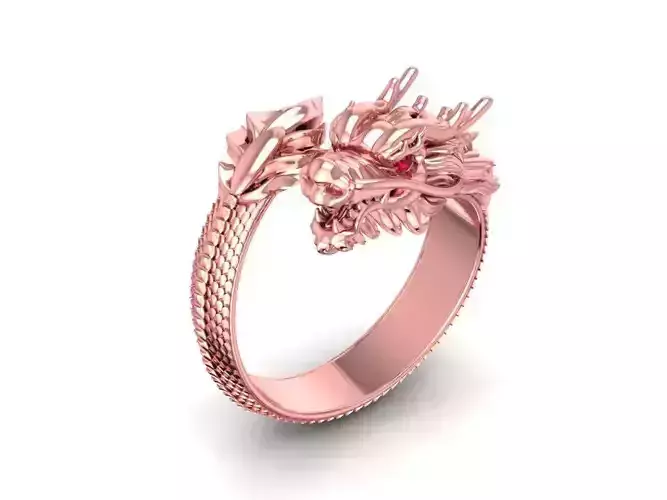 Luxury Chinese Dragon Men Ring 198