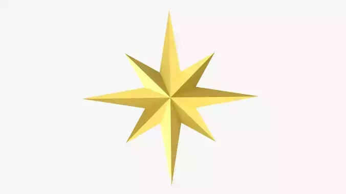 Gold star Christmas