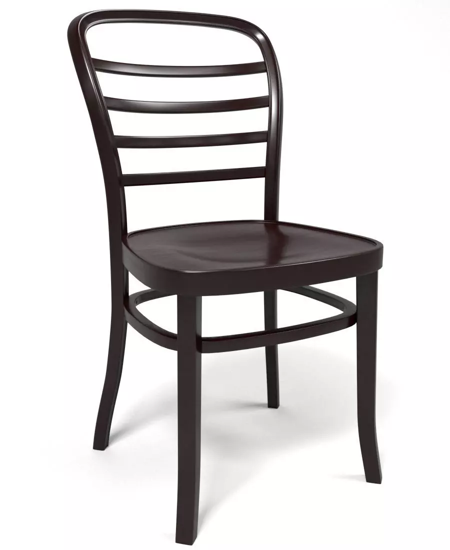 Wooden Chair 3D model_0