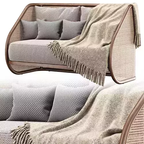 Carry rattan loveseat IK11 