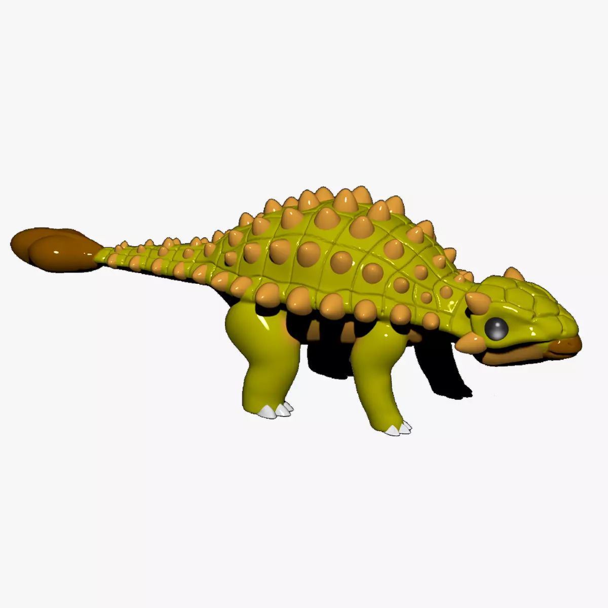 Ankylosaurus Cartoon Dinosaur 3D print model_0