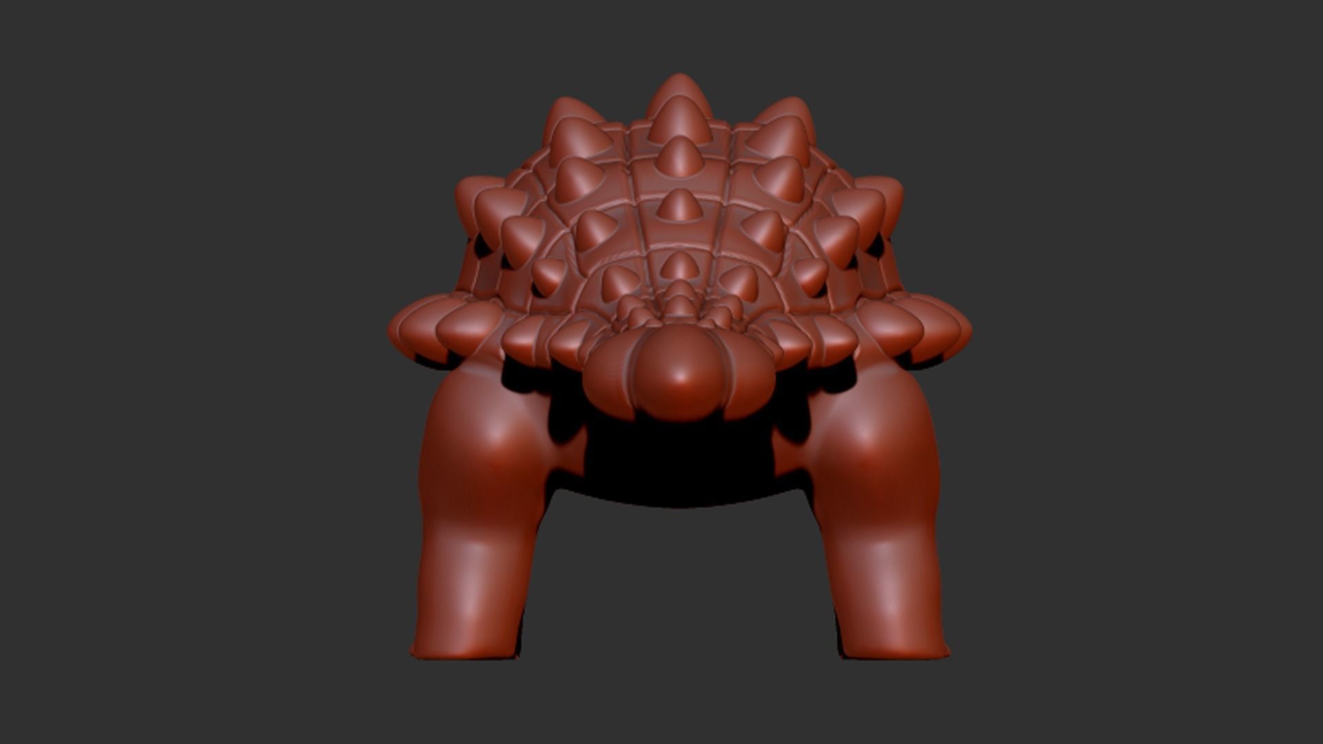 Ankylosaurus Cartoon Dinosaur 3D print model_3