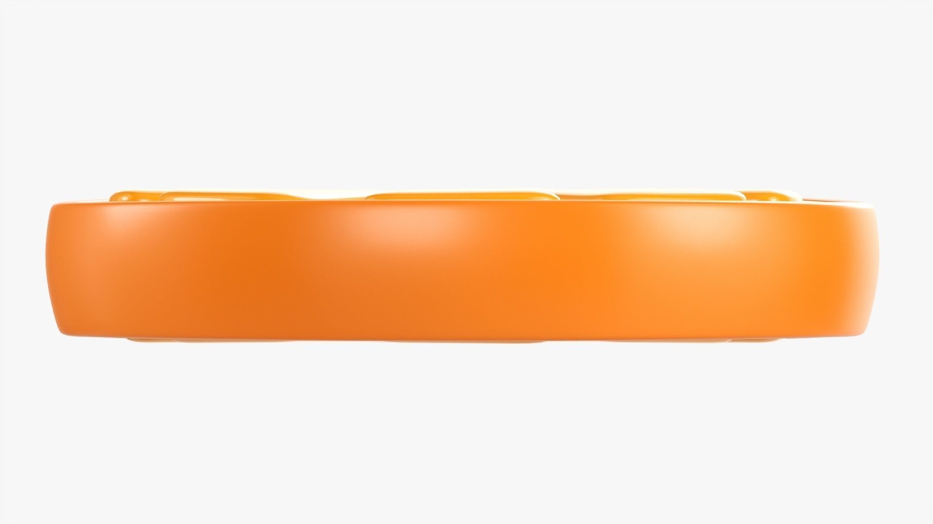 Orange slice stylized 02 3D model_3