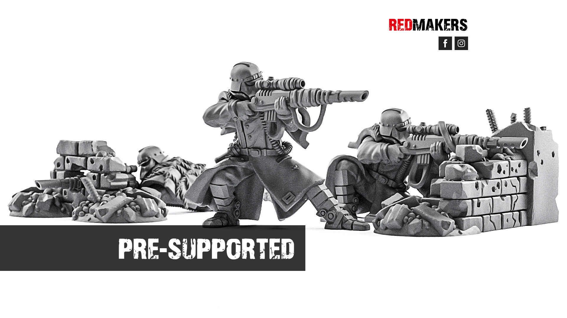 Death Squad - Snipers of the Imperial Force 3D print model_0