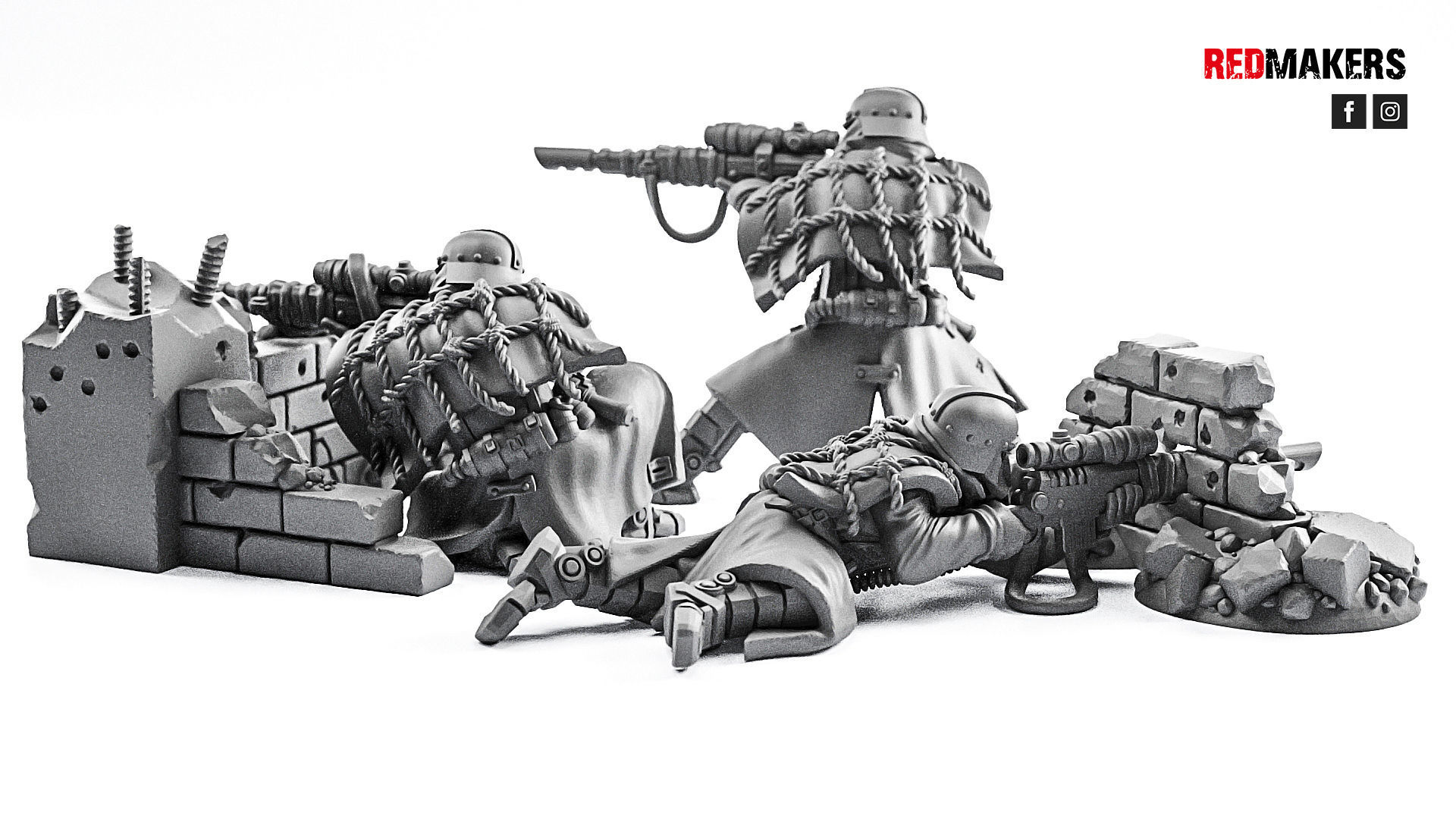 Death Squad - Snipers of the Imperial Force 3D print model_2