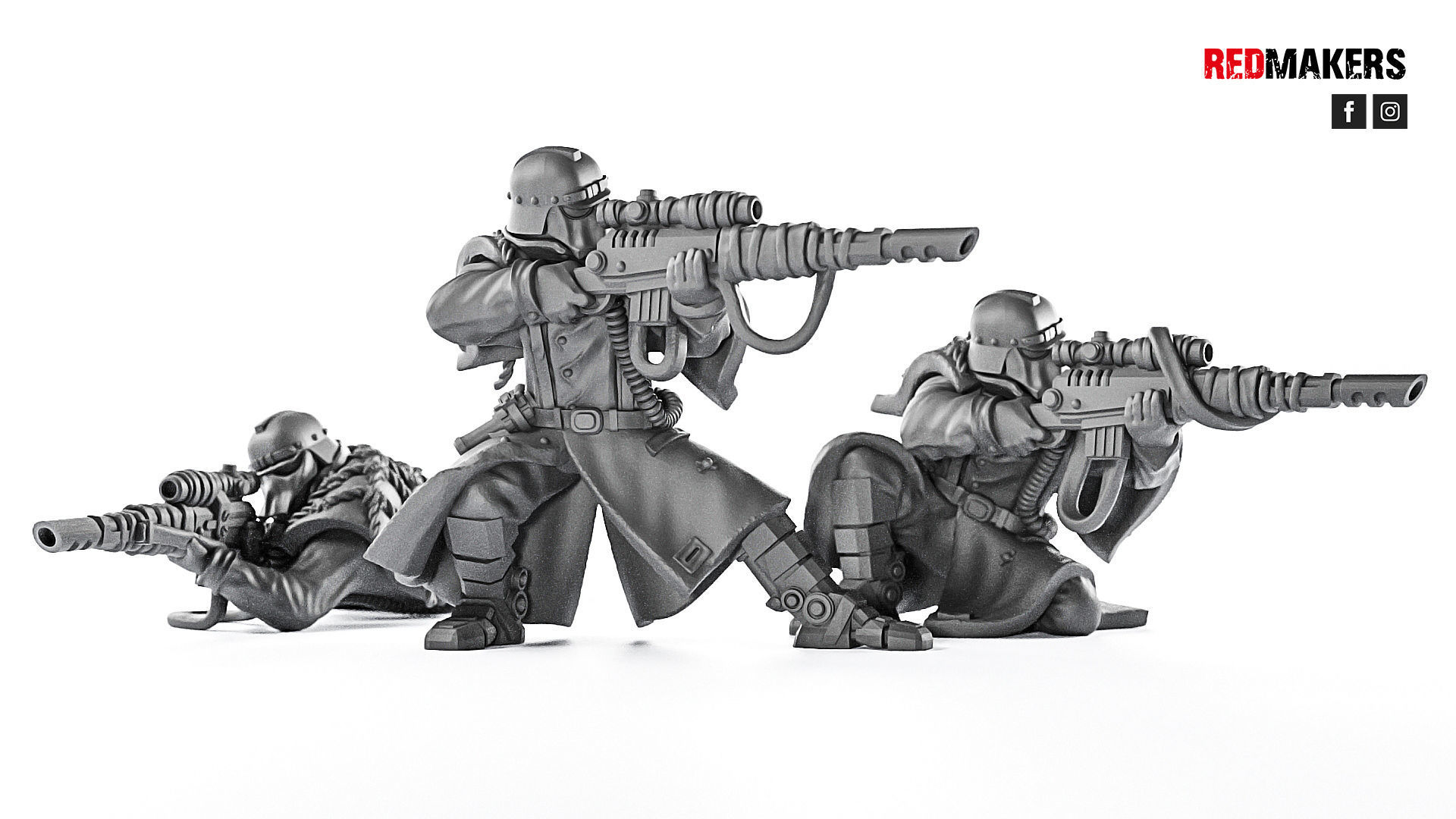 Death Squad - Snipers of the Imperial Force 3D print model_3