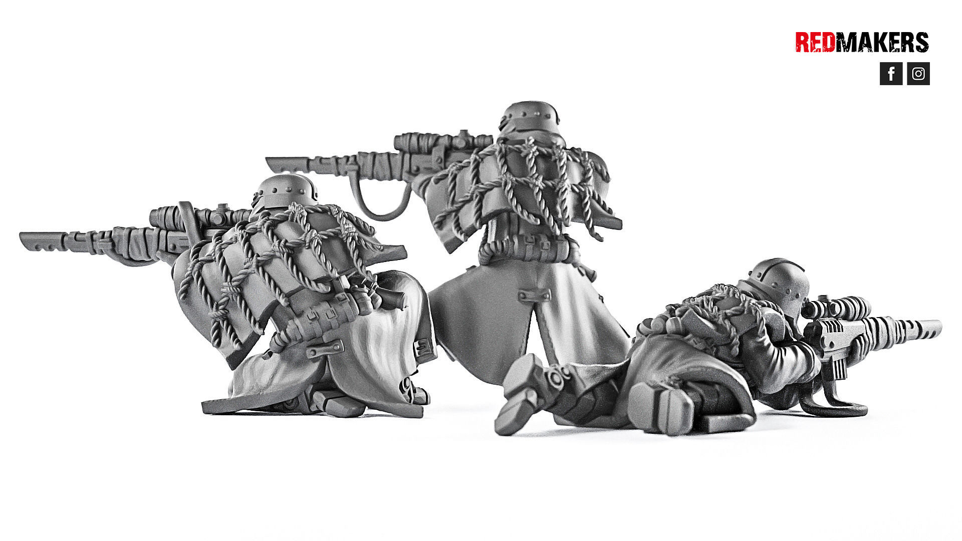 Death Squad - Snipers of the Imperial Force 3D print model_4