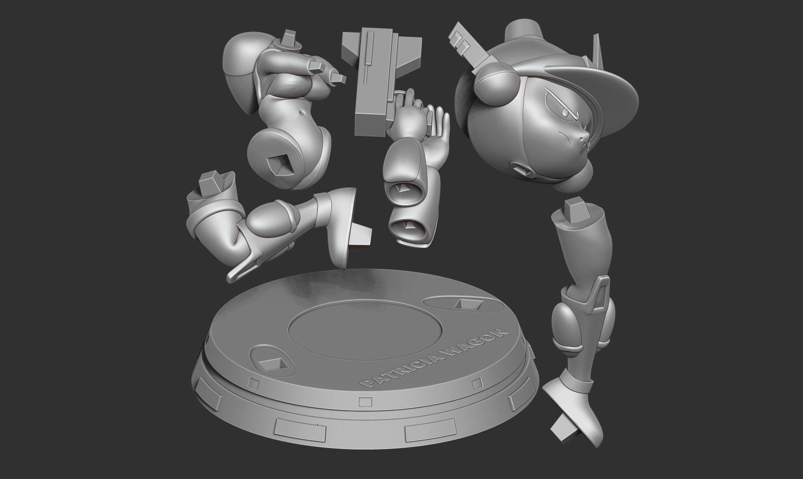 Patricia Wagon 3D print model_2