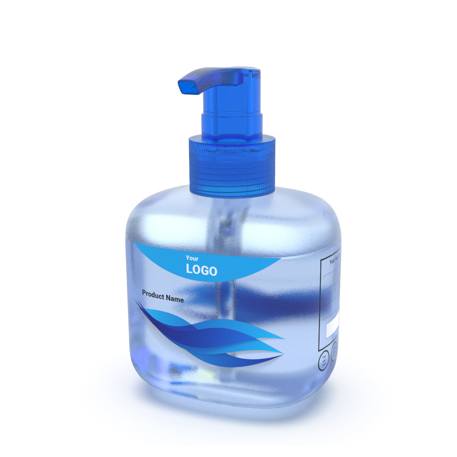 Pump Dispenser bottle 3D model_8