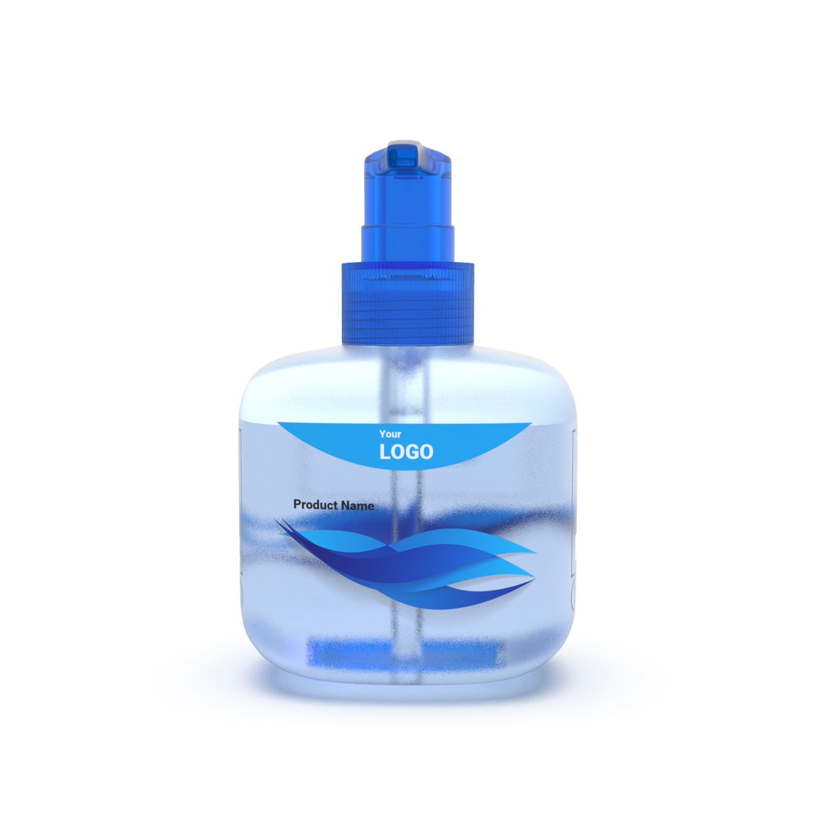 Pump Dispenser bottle 3D model_6
