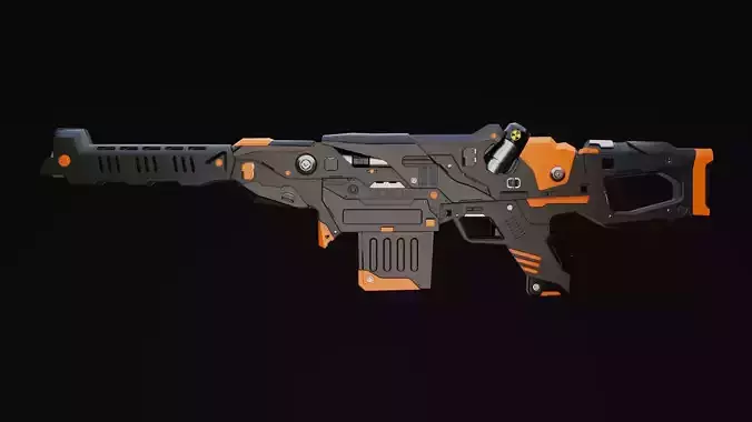 Rainer Rifle Scifi Game Ready