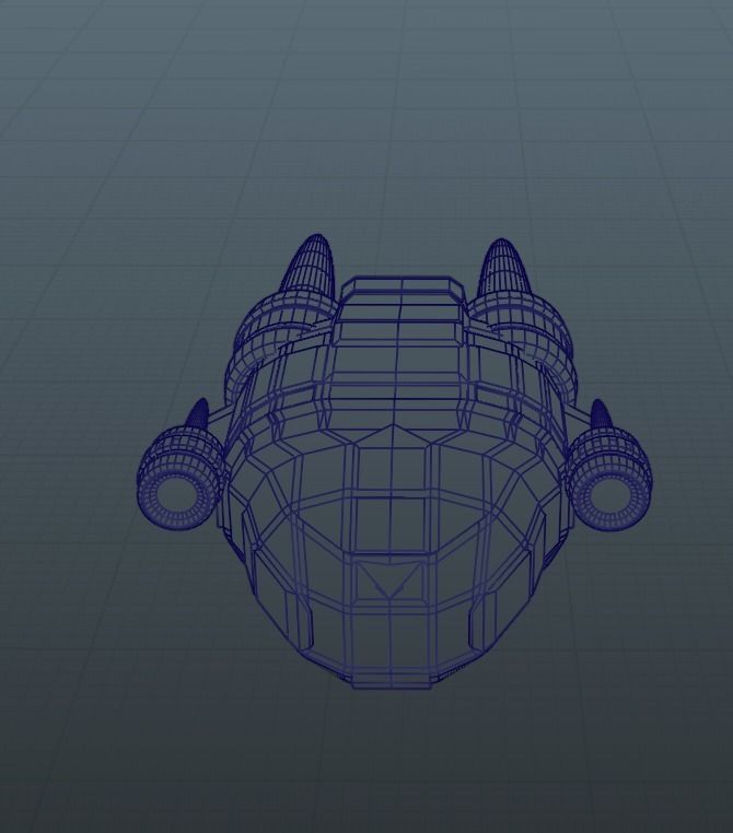 God Ship 3D model_10