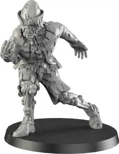 Zombie 4 figurine of man running Free 3D print model