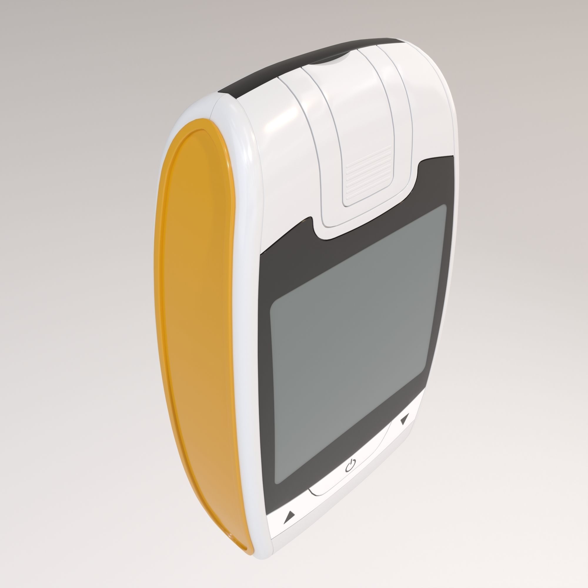 Blood Glucose Test Meter 3D model_3