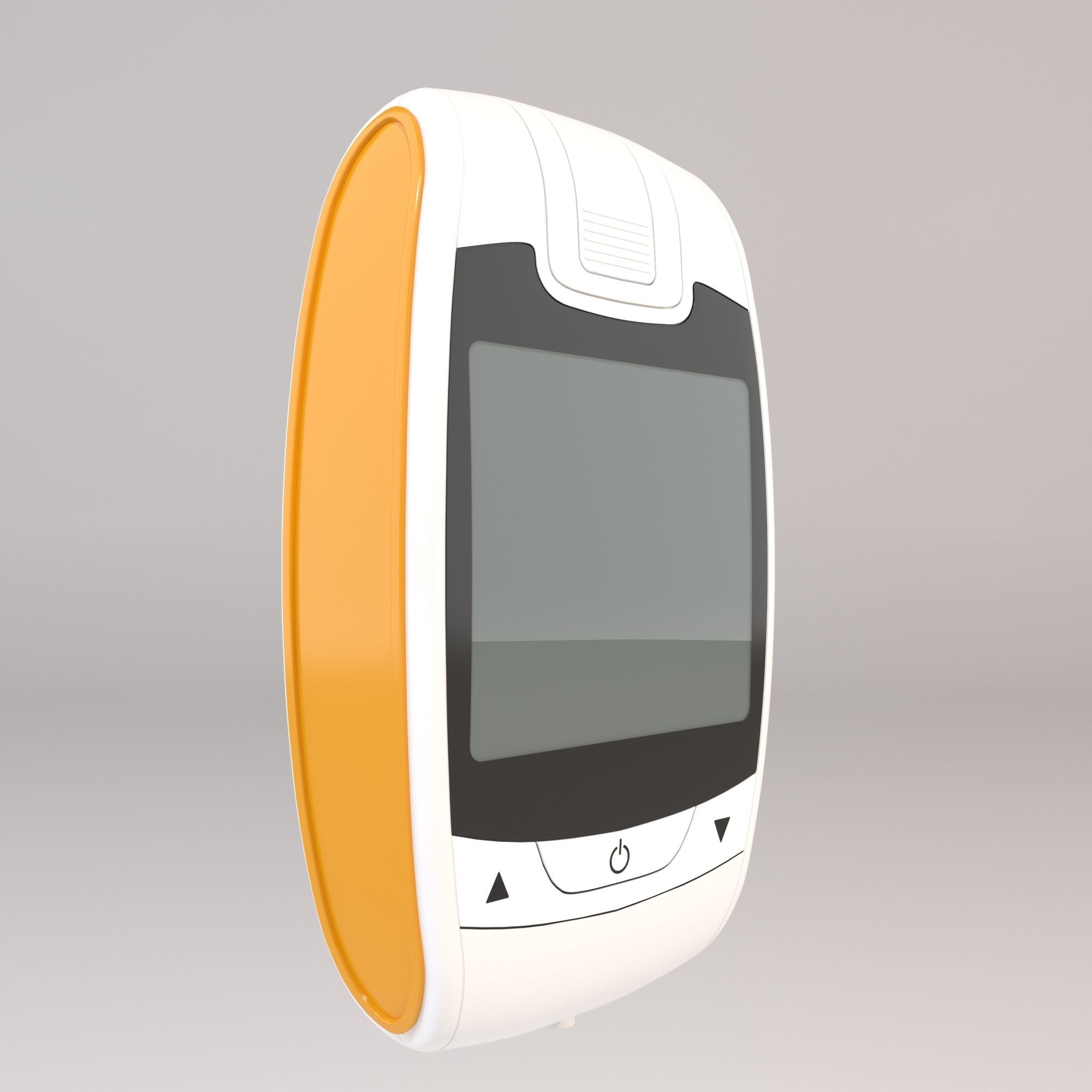 Blood Glucose Test Meter 3D model_1