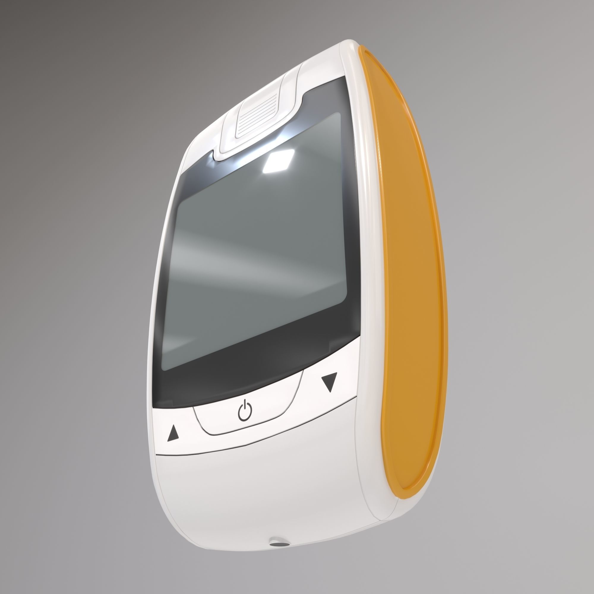 Blood Glucose Test Meter 3D model_4