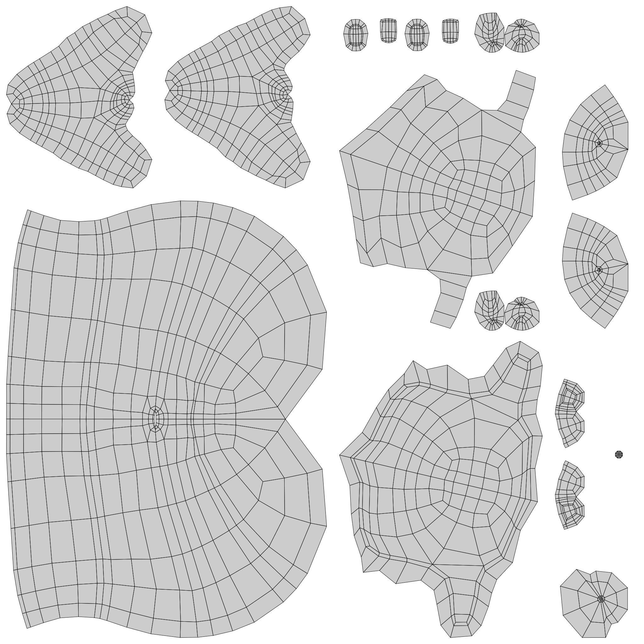 3d character Man Surfskate 3D model_10