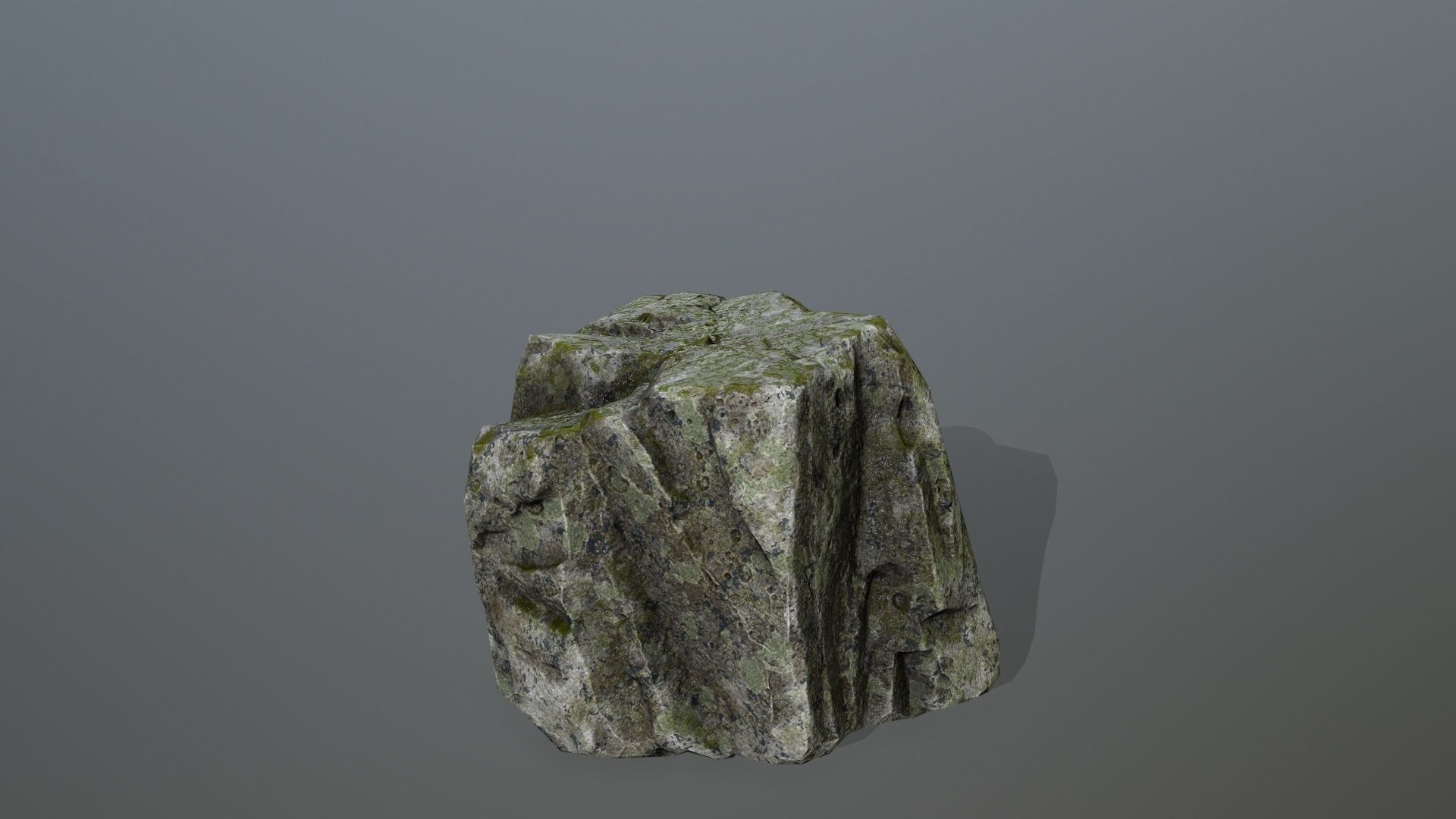 Rock Set Low-poly 3D model_11
