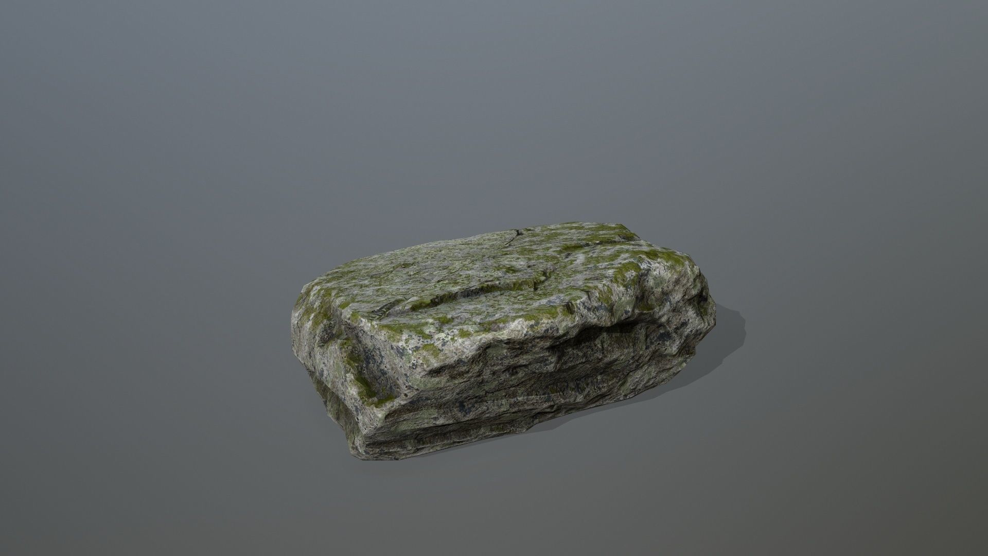 Rock Set Low-poly 3D model_4