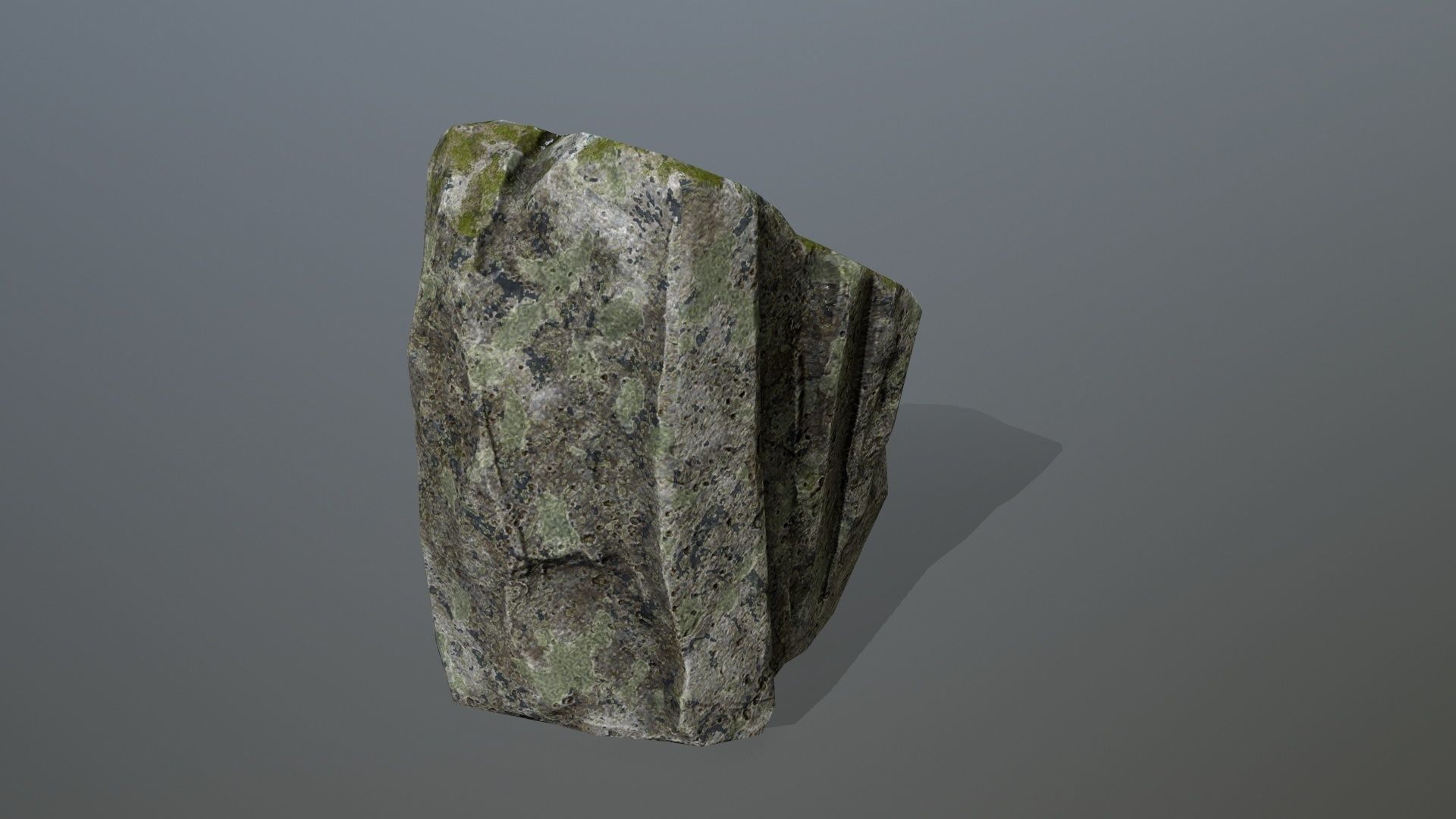 Rock Set Low-poly 3D model_9