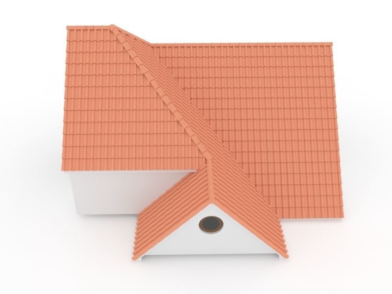 Realistic Roof Shingles 12 3D model_8