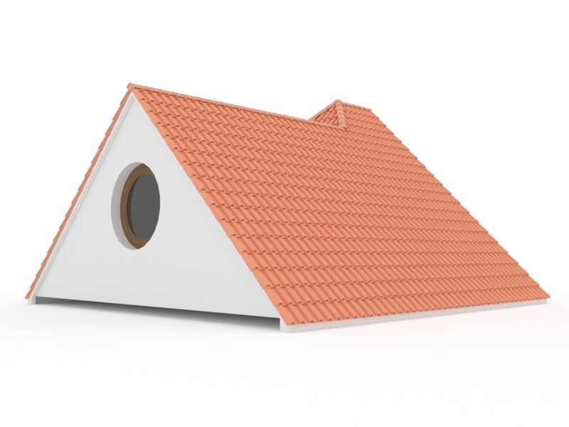 Realistic Roof Shingles 12 3D model_4