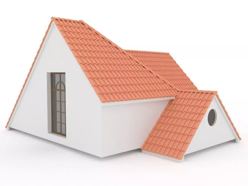 Realistic Roof Shingles 12 3D model_0