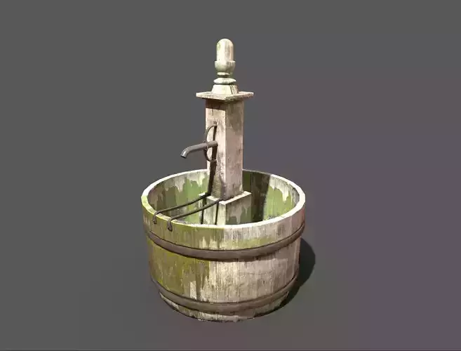 Wooden Fountain