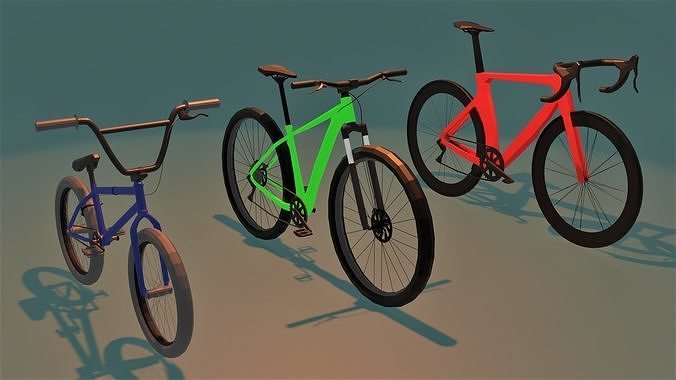 Bike Pack  Free low-poly 3D model
