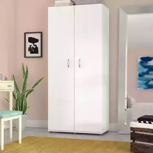 Laricina-white Cannady Armoire 3D model