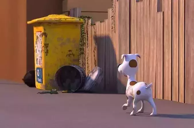 dog-puppy circle with spots