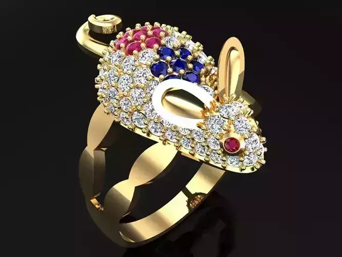 Mouse Ring - Womens rings - N422