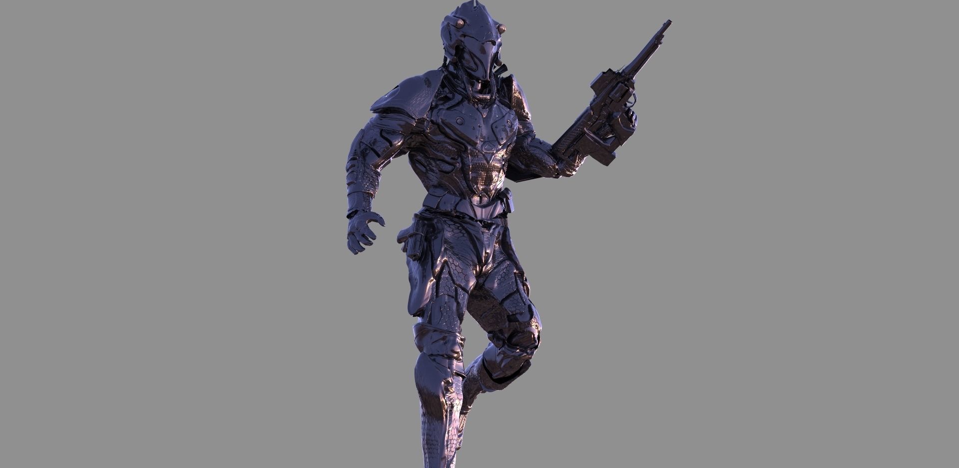 Syria modern armor suit 3D model_2