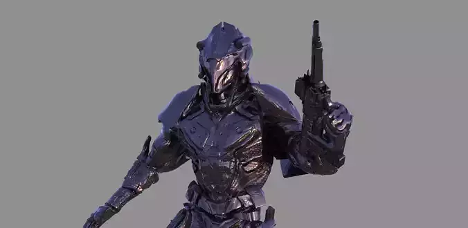 Syria modern armor suit 3D model