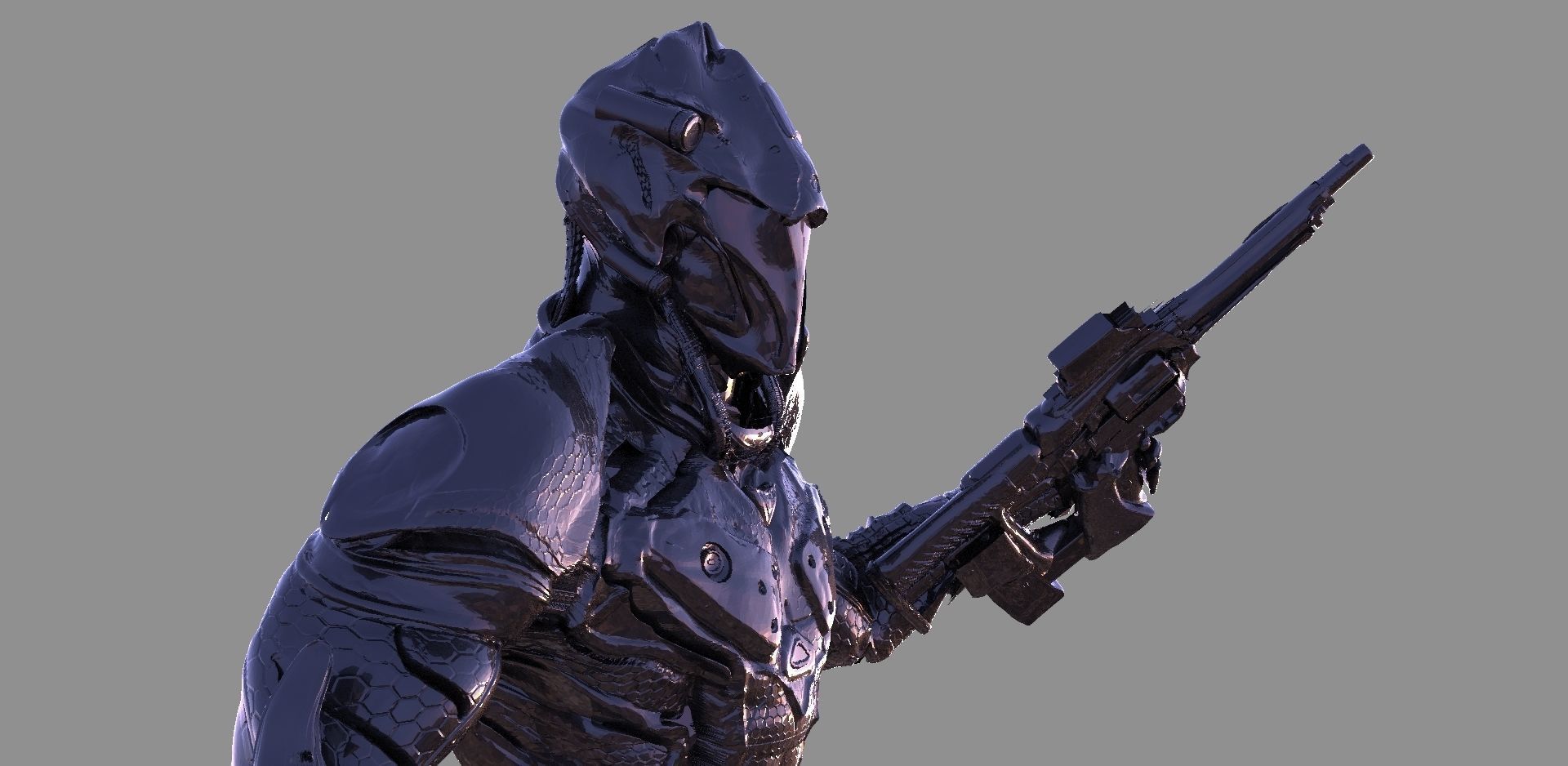 Syria modern armor suit 3D model_3