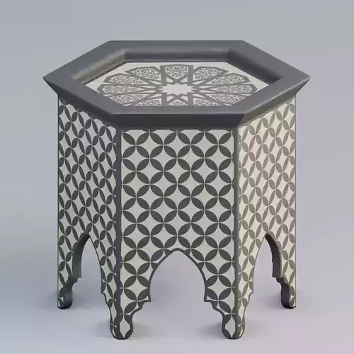 Oriental side table