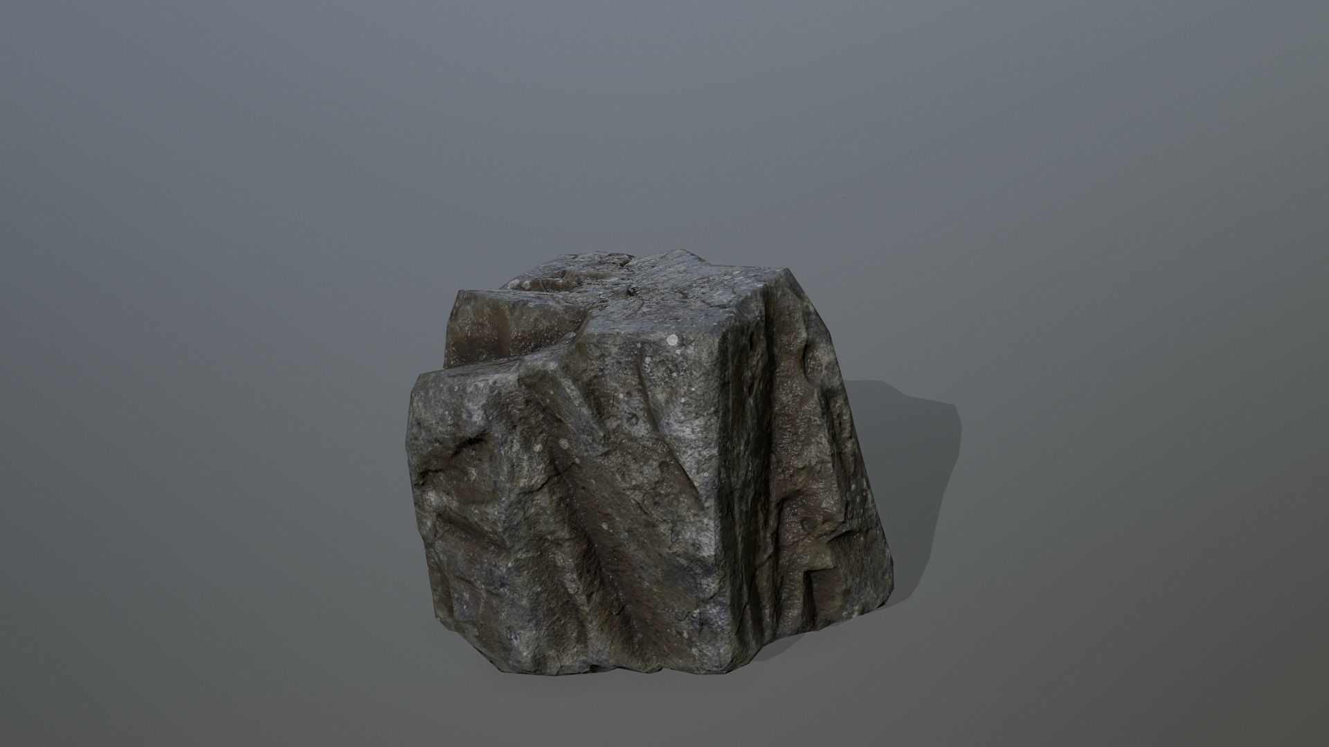 Rock Set Low-poly 3D model_11