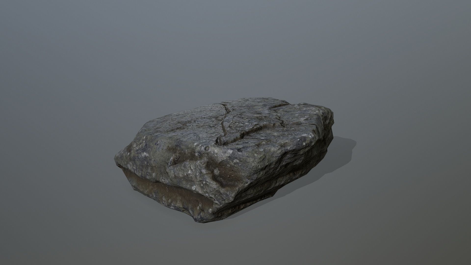 Rock Set Low-poly 3D model_4