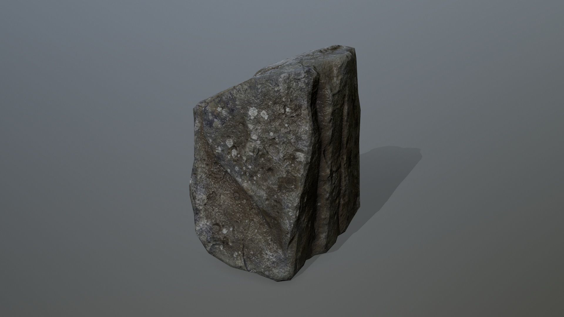Rock Set Low-poly 3D model_8