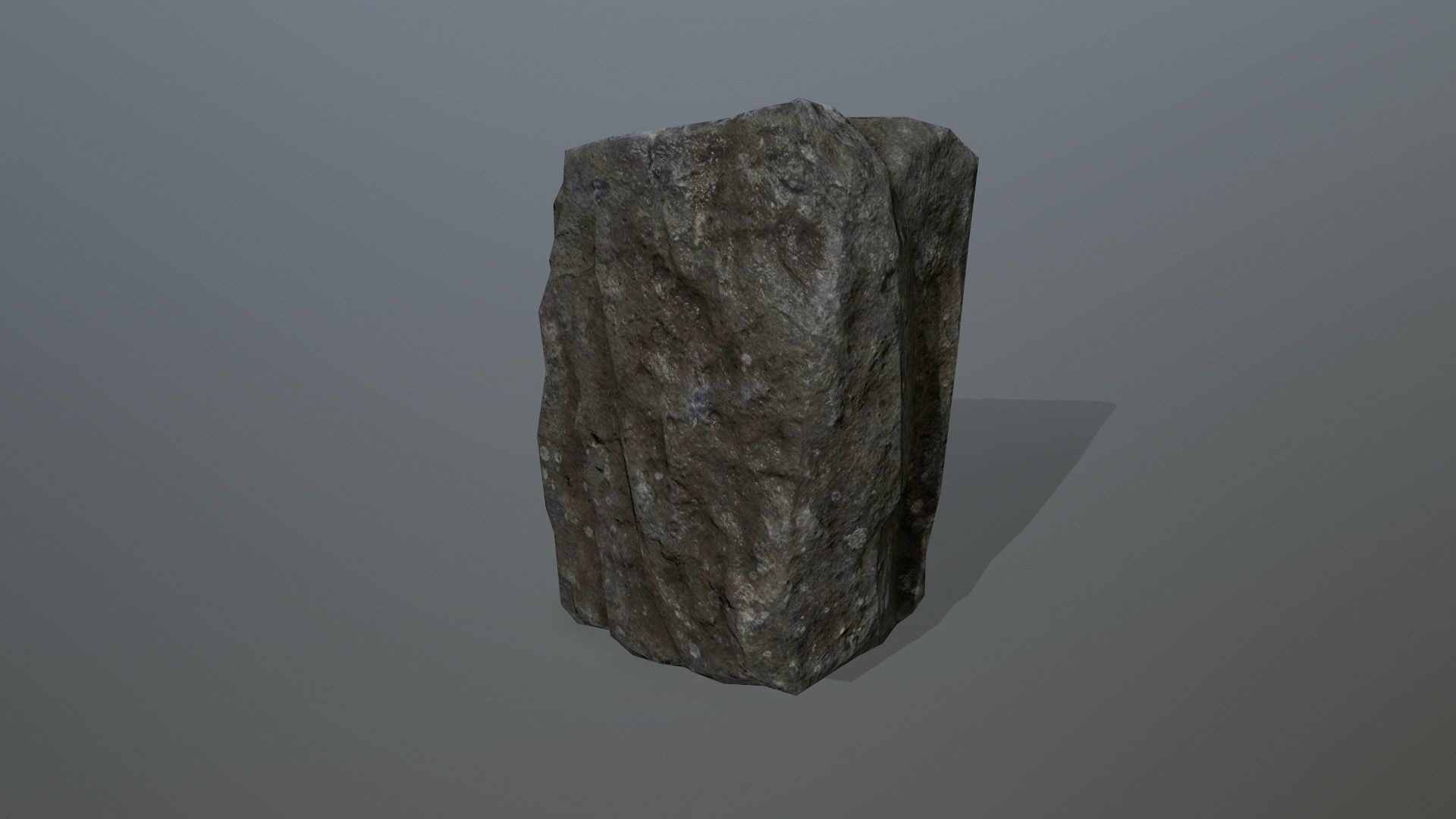Rock Set Low-poly 3D model_10