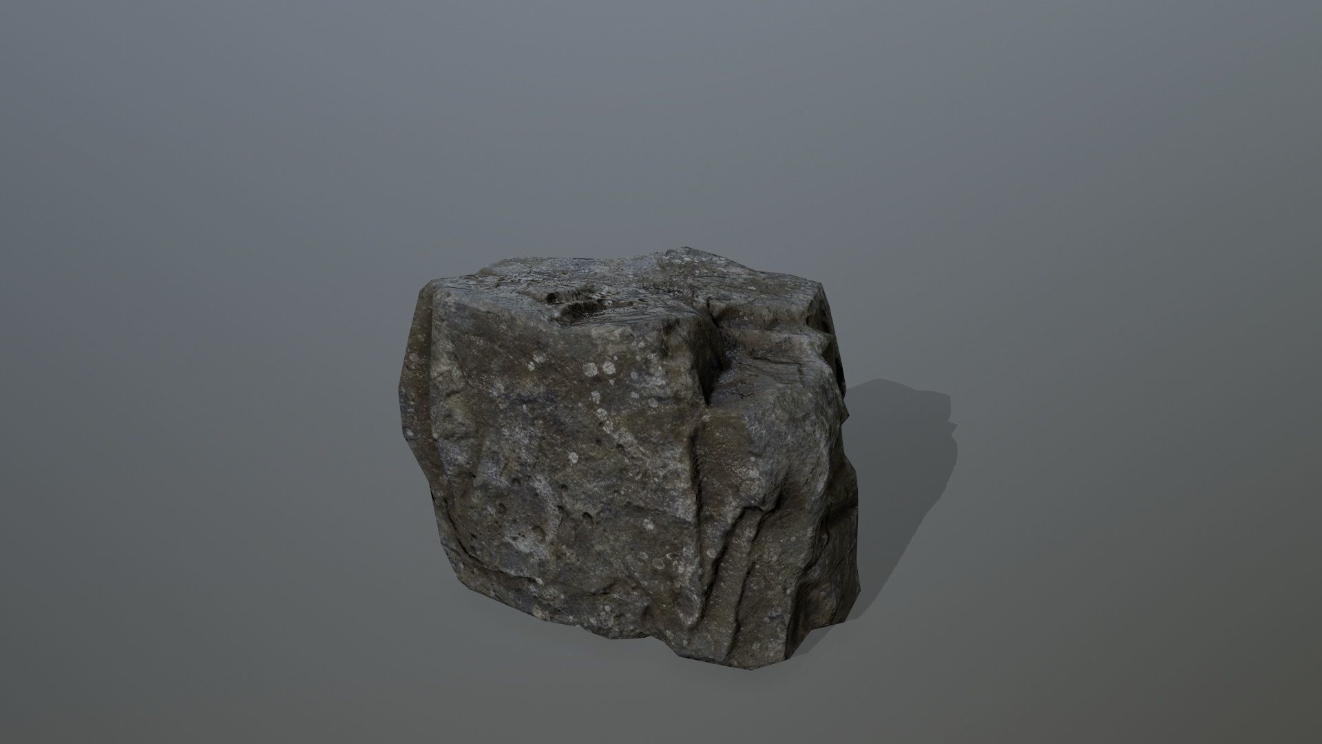 Rock Set Low-poly 3D model_12