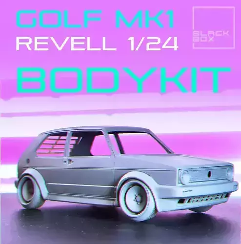 GOLF 1 CLP BODYKIT FOR REVELL 1-24