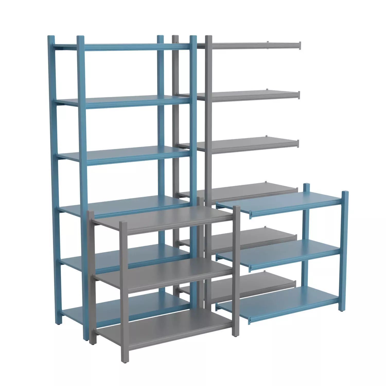 Work Bookcase 3D model_0